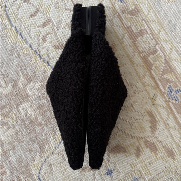Birdies Lark Black Sherpa Mules Size 9 - Picture 5 of 10